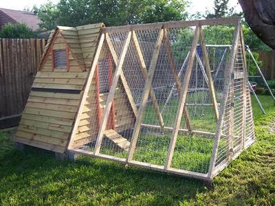 A Frame chicken coop Designs