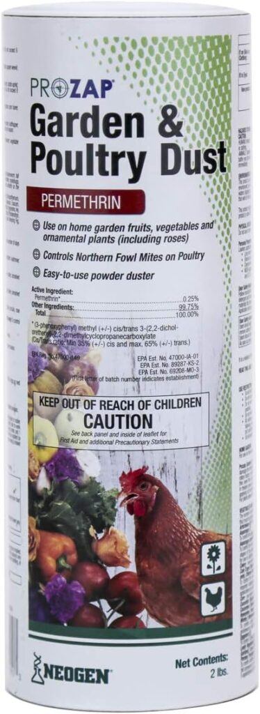 Garden and chicken poultry dust chicken mite killer
