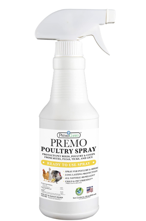 Mite spray for chickens